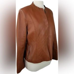 Gorgeous Jones of New York Leather Jacket Size L